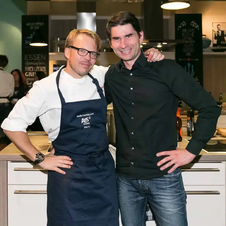 Profikoch Mario Kotaska mit Frank Erpinar