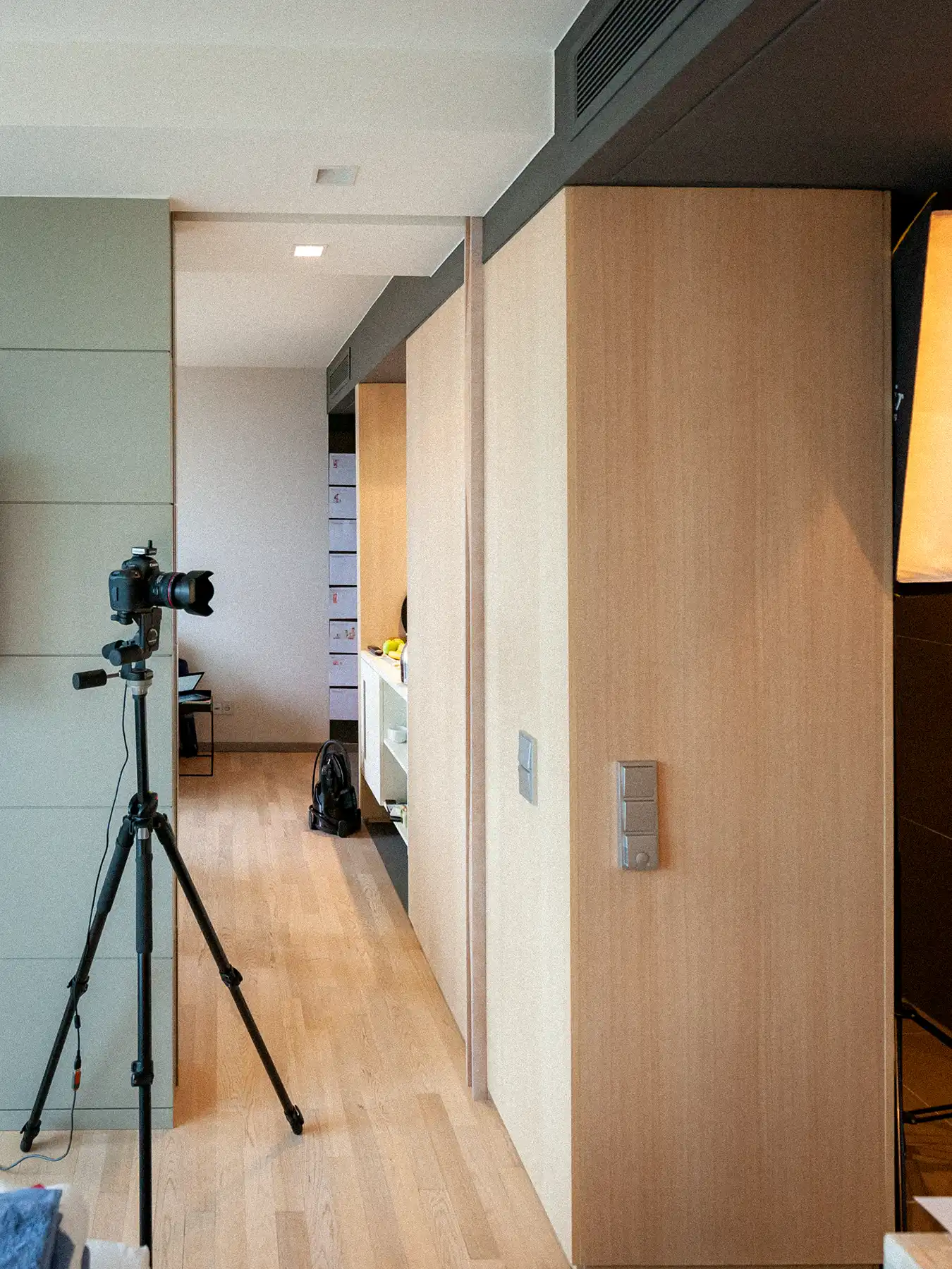Hinter den Kulissen Eucerin Fotoshooting
