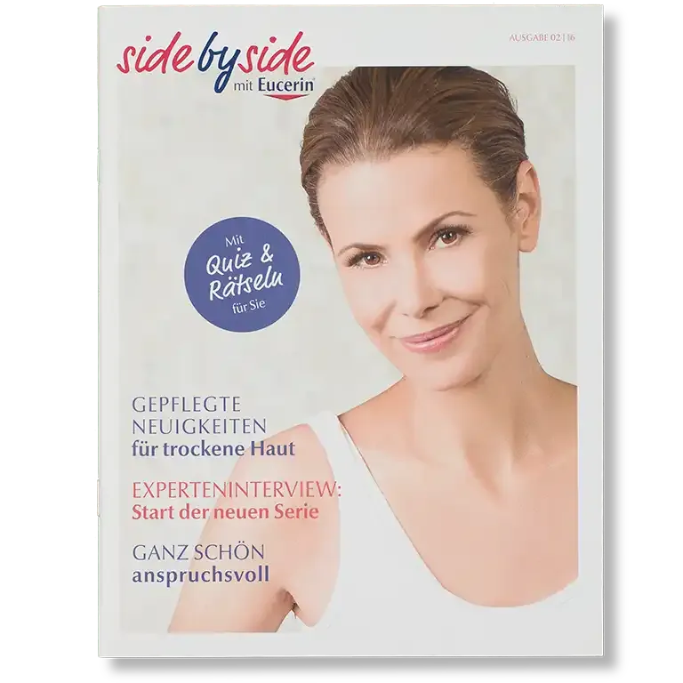 Cover Eucerin Kundenmagazin Side by Side