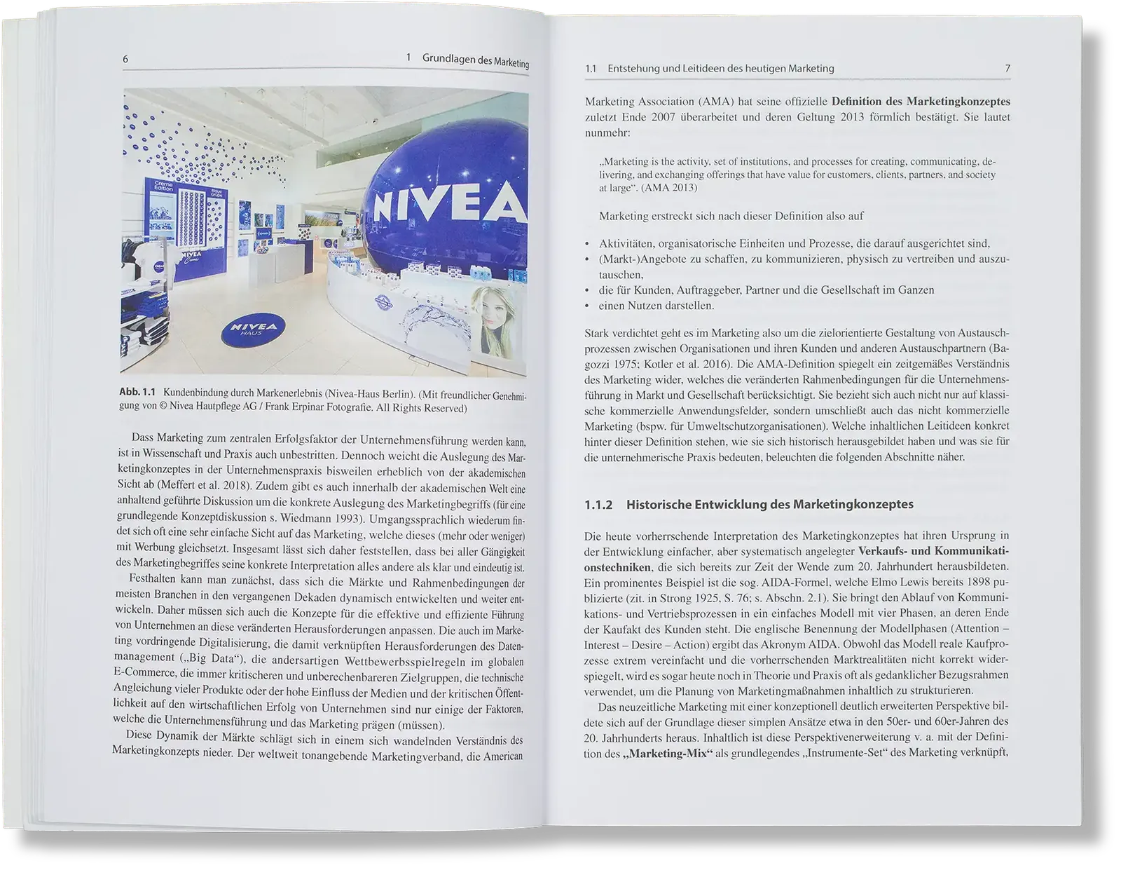 Buch Marketing Doppelseite