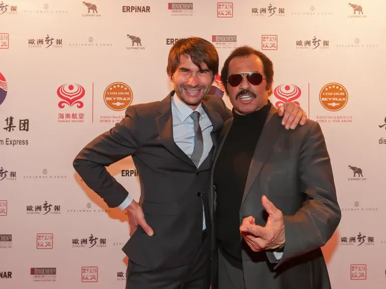 Frank Erpinar mit Karl-Heinz Schwensen