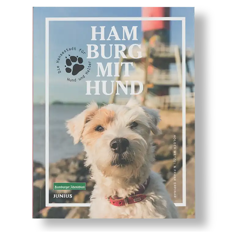 Buchcover Hamburg mit Hund