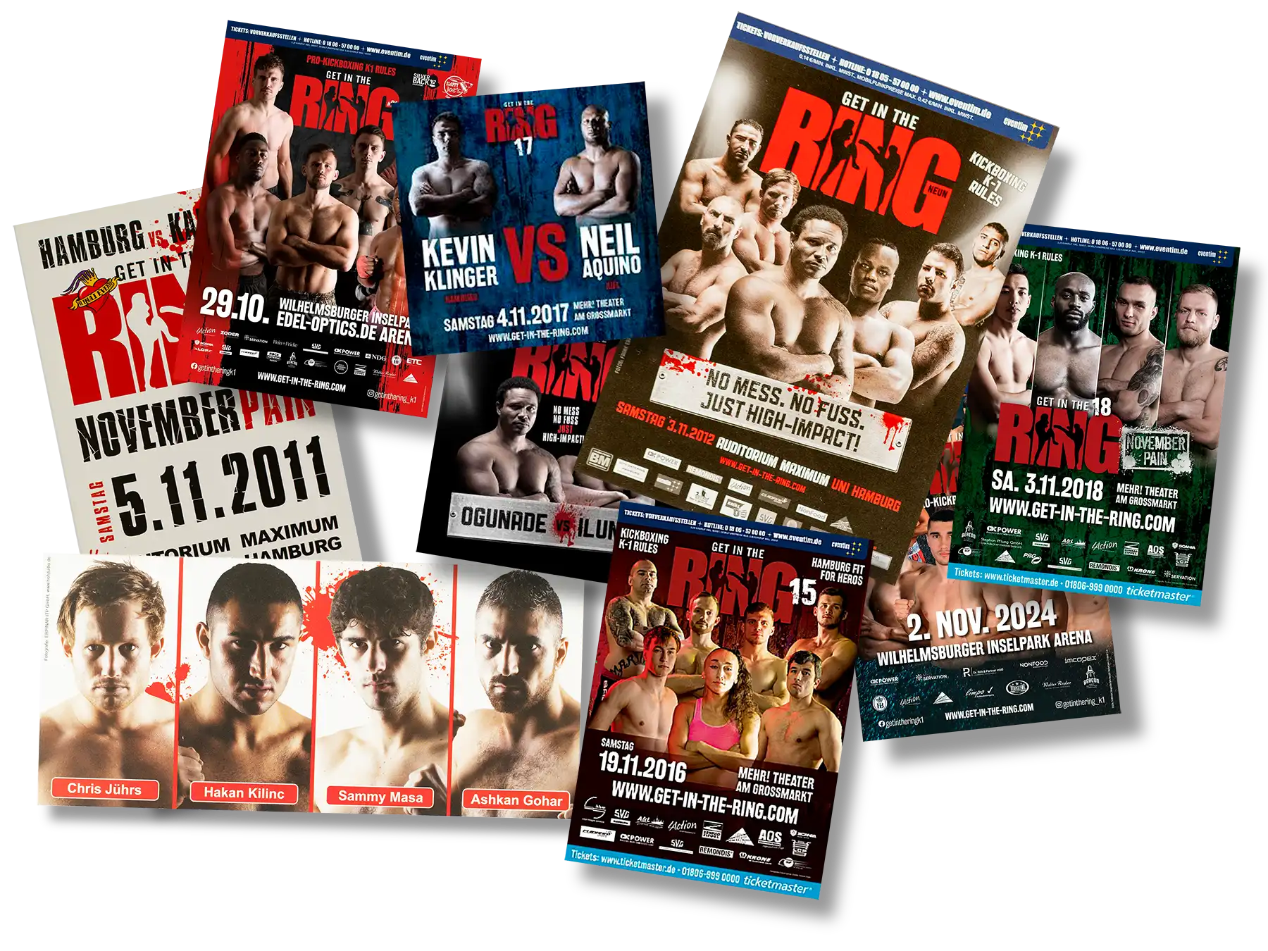 Plakate Get in the Ring mit Bildern von Frank Erpinar